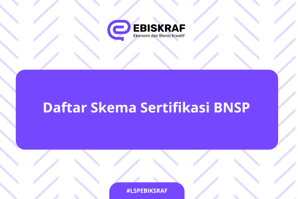 Daftar Skema Sertifikasi BNSP