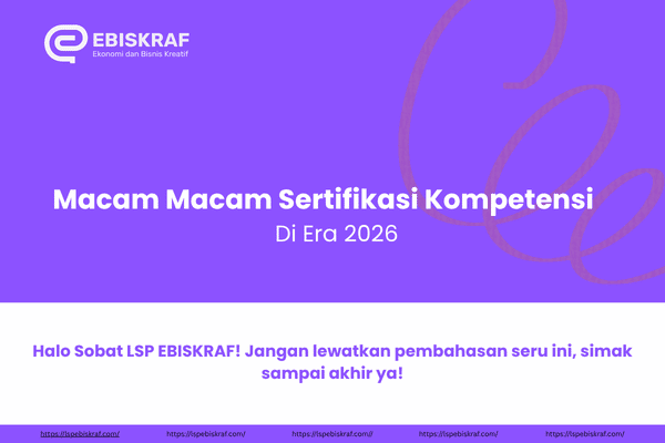 Macam Macam Sertifikasi Kompetensi