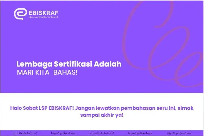 Lembaga Sertifikasi Adalah