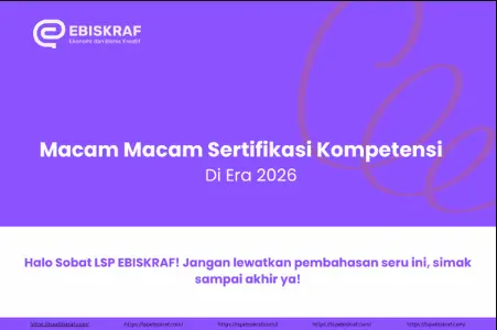 Macam Macam Sertifikasi Kompetensi