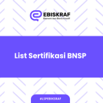 List Sertifikasi BNSP