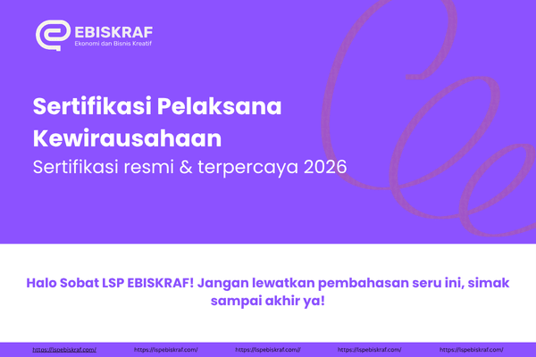 Sertifikasi Pelaksana Kewirausahaan