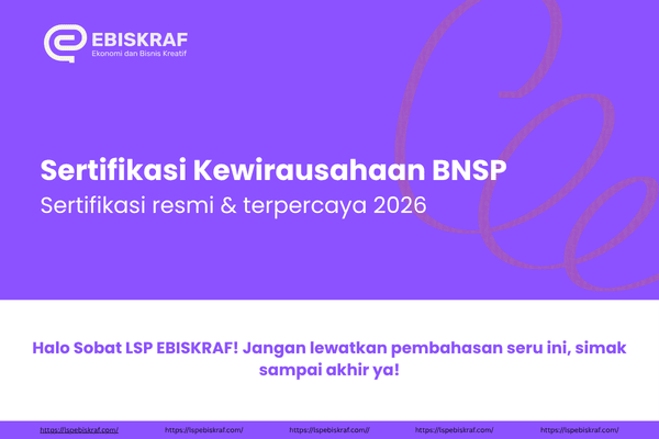 Sertifikasi Kewirausahaan BNSP