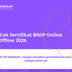 Cara Cek Sertifikat BNSP Online dan Offline 2026