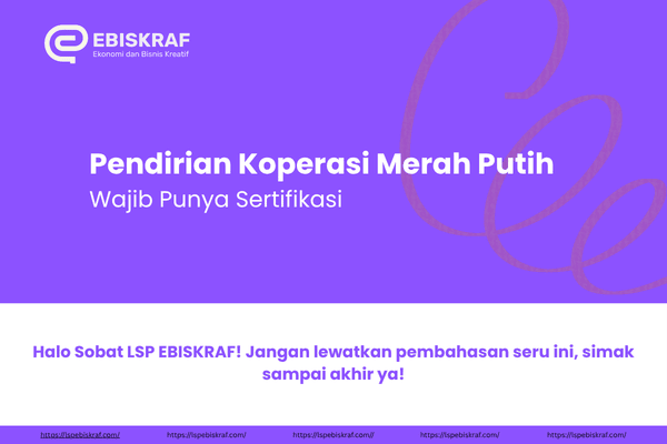 Pendirian Koperasi Merah Putih Wajib Punya Sertifikasi