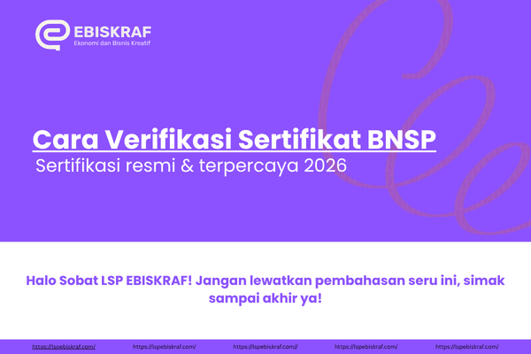 Daftar Sertifikasi BNSP