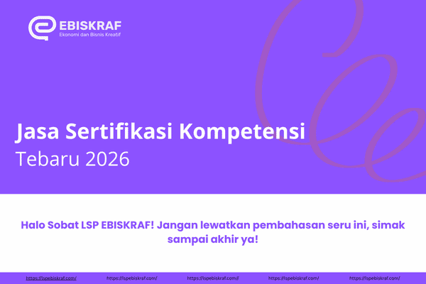 Jasa Sertifikasi Kompetensi