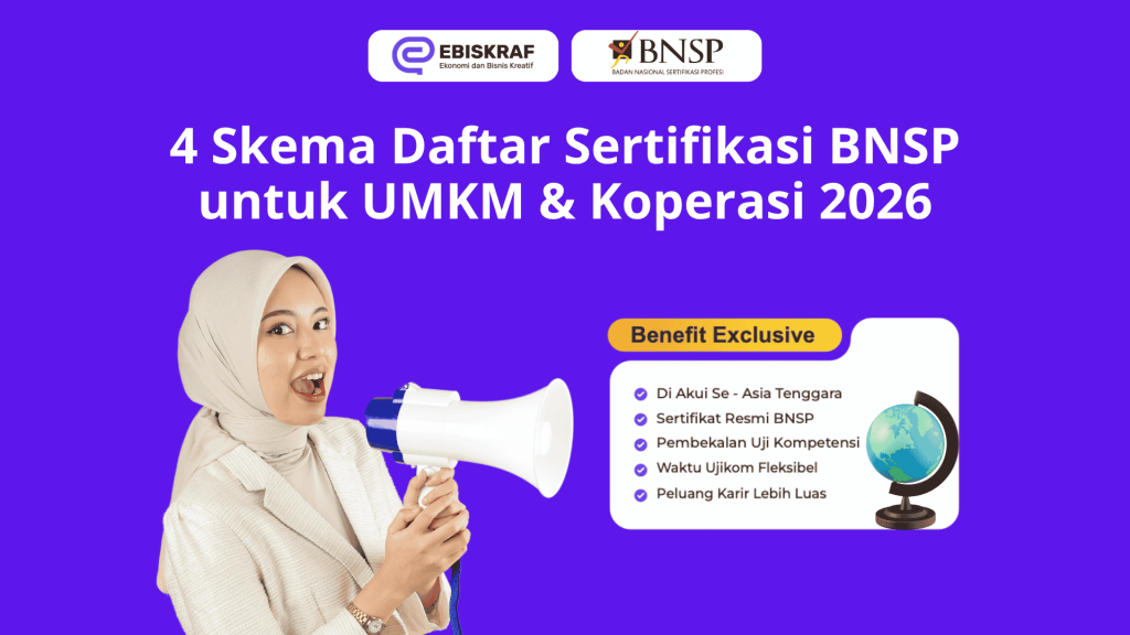 4 Skema Daftar Sertifikasi BNSP untuk UMKM & Koperasi 2026