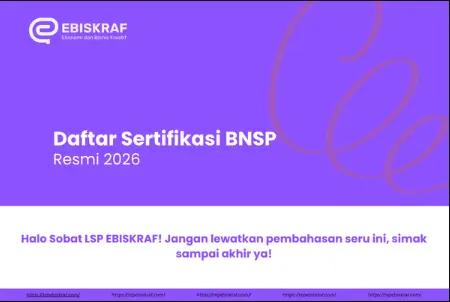 Daftar Sertifikasi BNSP