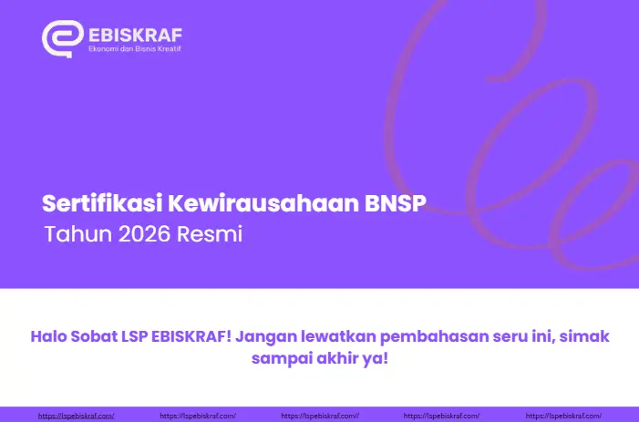 Sertifikasi Kewirausahaan BNSP