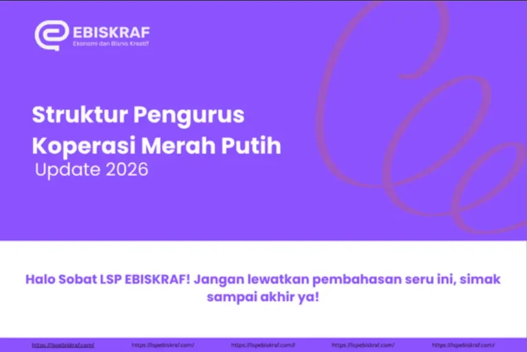 Struktur Pengurus Koperasi Merah Putih