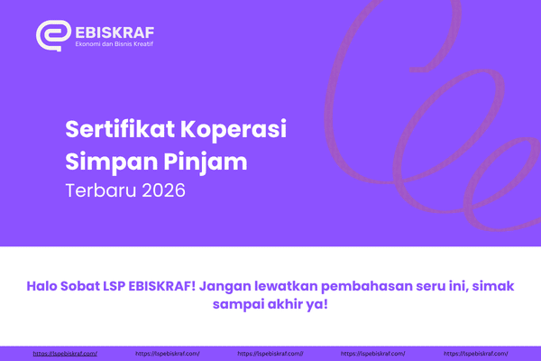 Sertifikat Koperasi Simpan Pinjam Terbaru 2026
