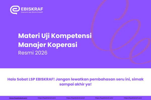 Materi Uji Kompetensi Manajer Koperasi Resmi 2026