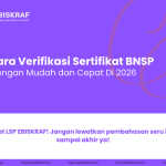 Cara Verifikasi Sertifikat BNSP 2026