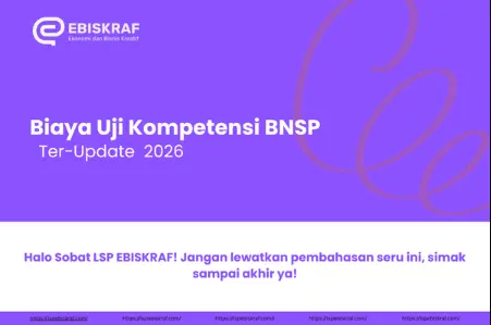 Biaya Uji Kompetensi BNSP
