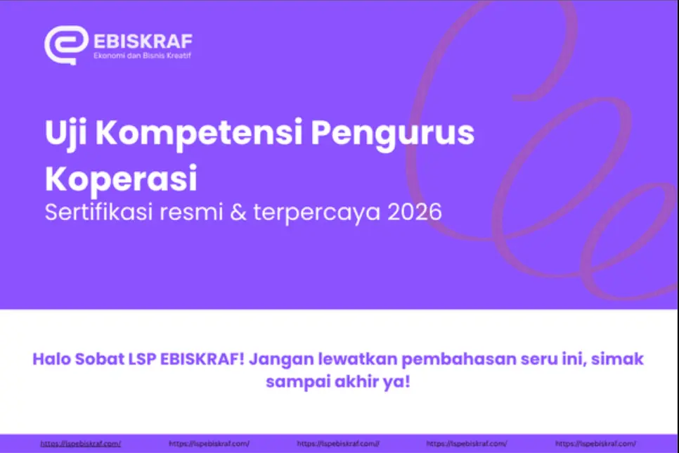 Uji Kompetensi Pengurus Koprerasi