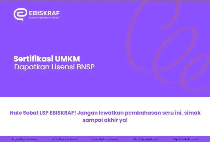 Sertifikasi UMKM