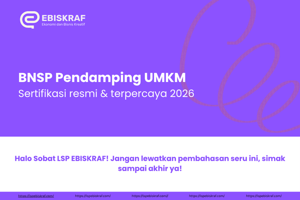 BNSP Pendamping UMKM