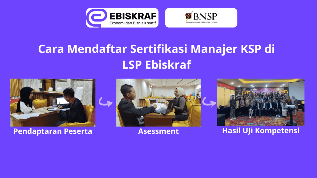Cara Mendaftar Sertifikasi Manajer KSP di LSP Ebiskraf