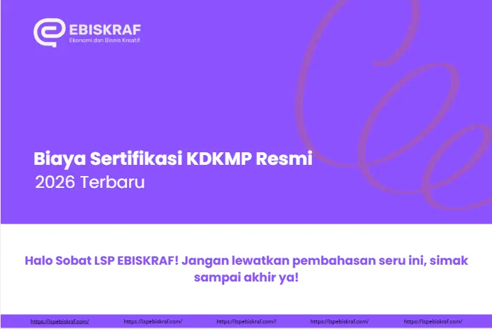 Biaya Sertifikasi KDKMP Resmi