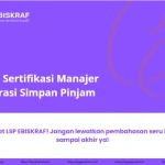 Biaya Sertifikasi Manajer Koperasi Simpan Pinjam