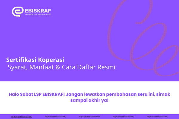 Sertifikasi Koperasi