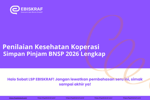 penilaian kesehatan koperasi simpan pinjam BNSP