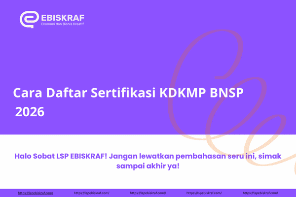 Cara Daftar Sertifikasi KDKMP BNSP 2026